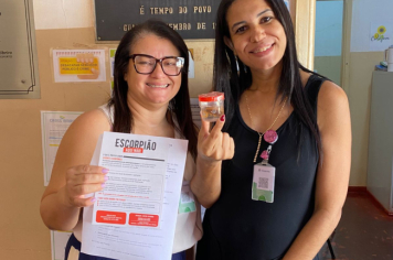 Foto - Semana de Conscientização e Prevenção de Escorpião