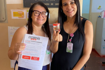 Foto - Semana de Conscientização e Prevenção de Escorpião