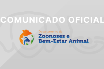 NOTA OFICIAL DO DEPARTAMENTO DE ZOONOSES E BEM-ESTAR ANIMAL 