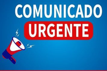 Comunicado – Urgente