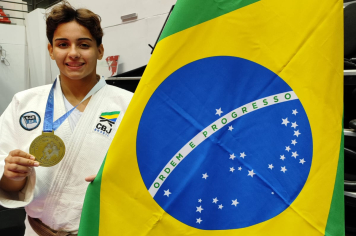 Ouro para Guaíra e para o Brasil! Judoca Yasmim Silva, do projeto municipal de judô, é campeã Sul-Americana Sub-18