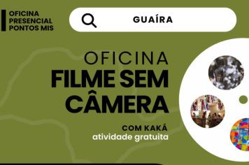 Oficina Filme Sem Câmera mais uma atividade do Pontos MIS