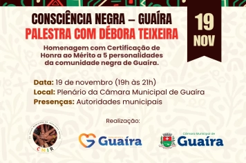 Guaíra celebra a Consciência Negra com palestra e homenagem