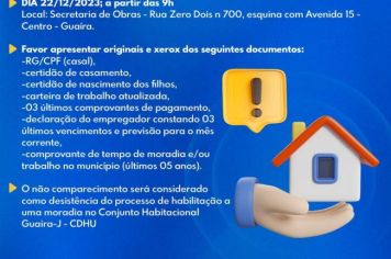 COMUNICADO CDHU  