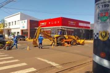 DEAGUA e Prefeitura realizam obras na passagem de água da AV 9