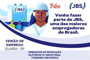 Feirão de Empregos do JBS oferta empregos para Guaíra