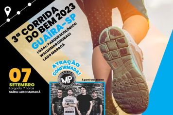 Amanhã tem a Corrida do Bem 2023 no parque Maracá