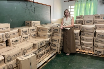 Fundo Social de Guaíra recebe doação de 230 cestas básicas do Estado