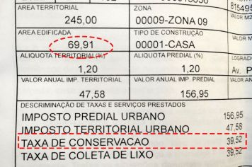Com nova lei aprovada, cidadãos poderão pagar menos em taxa de serviços urbanos no IPTU