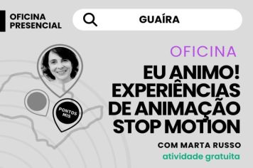 Pontos MIS e Prefeitura oferecem Oficina de Animação