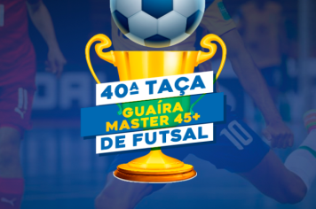 Prefeitura prepara “Taça Guaíra Master 45+”, com inscrições nesta semana