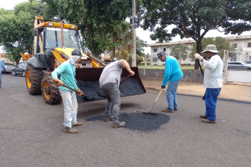 Guaíra avança com Programa de Recuperação de Pavimento