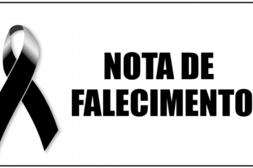 NOTA DE FALECIMENTO