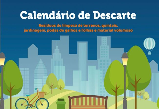 Divulgado o calendário 2024 de descarte de detritos de quintal, volumosos e congêneres 