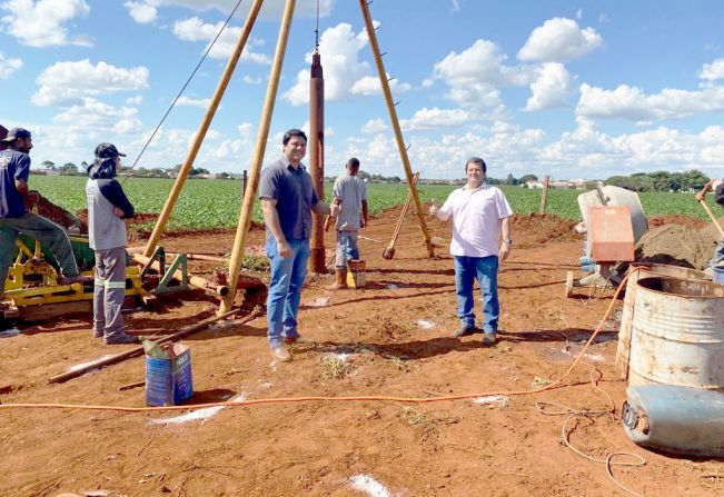 Tem início a construção do reservatório do Muraishi III