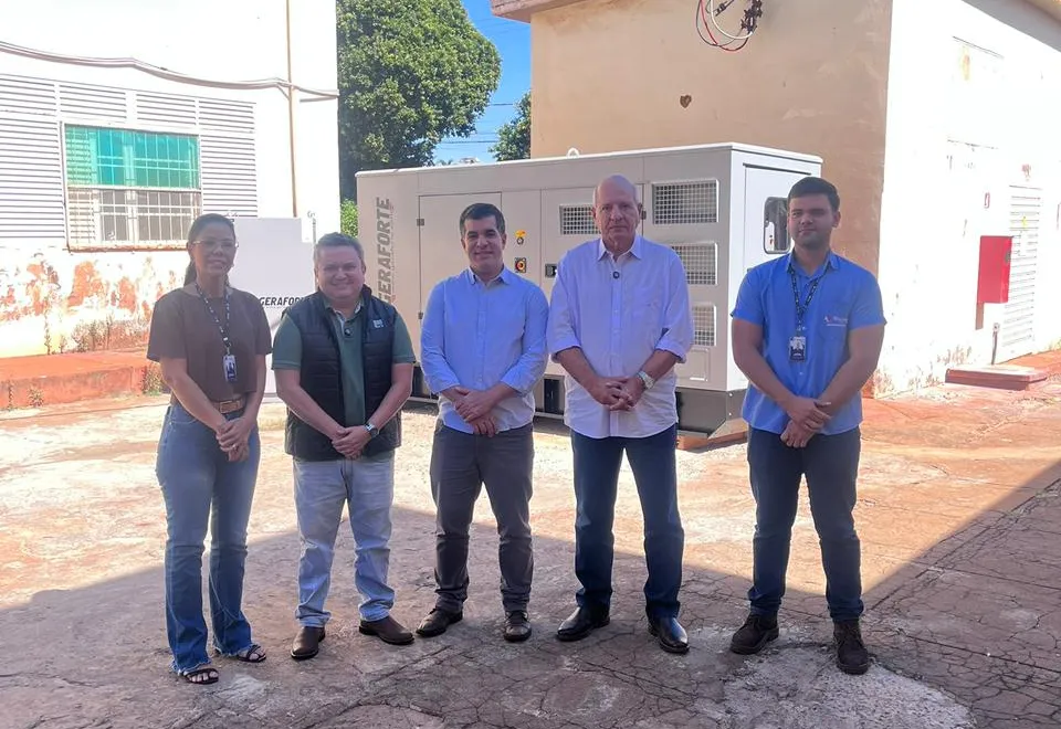 Modernização e segurança: Santa Casa de Guaíra recebe novo gerador de alta potência