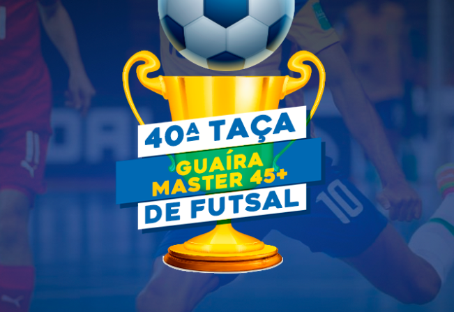 Prefeitura prepara “Taça Guaíra Master 45+”, com inscrições nesta semana