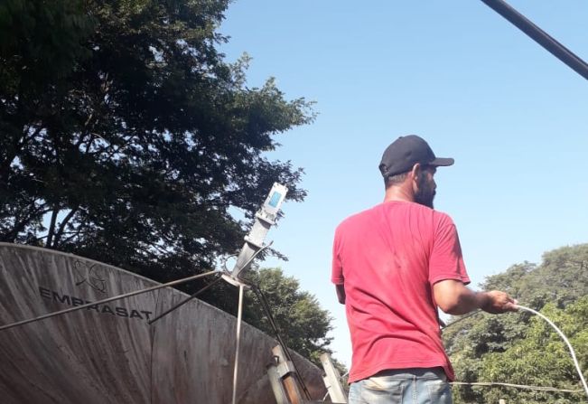 Técnicos promovem ações para melhorar sinal de TVs abertas