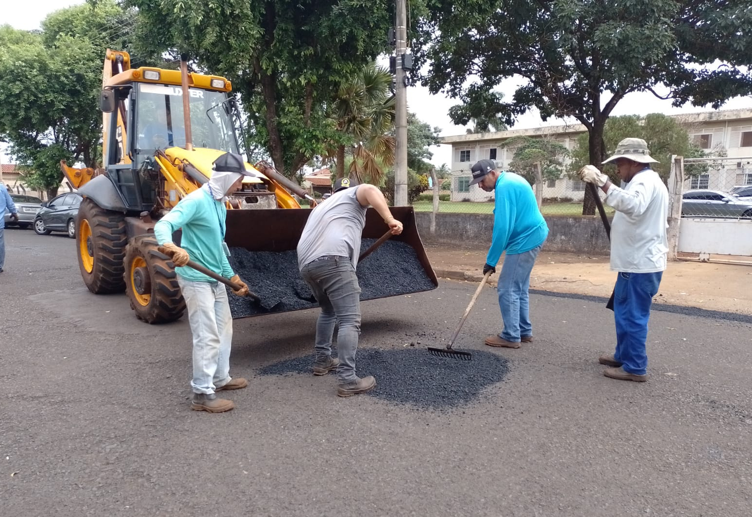 Guaíra avança com Programa de Recuperação de Pavimento