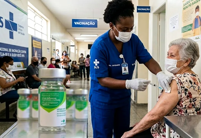 Guaíra libera vacina contra a gripe para toda a população acima de 6 meses