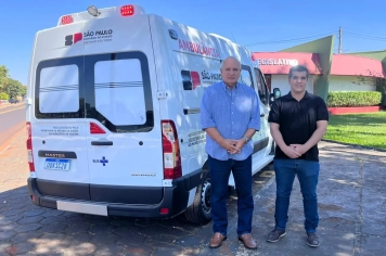 Nova ambulância chega a Guaíra e já reforça o atendimento à população
