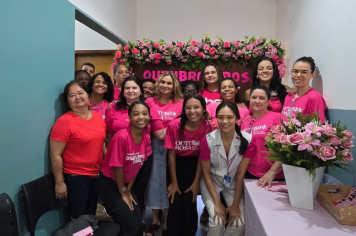 Outubro Rosa em Ação: PSF Antonio Manoel da Silva promove palestra e reforça o poder da prevenção em Guaíra