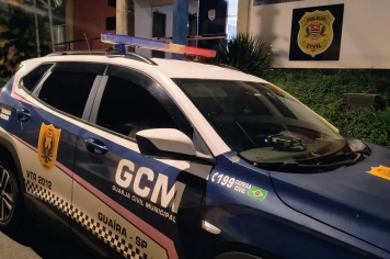 GCM de Guaíra detém homem em flagrante por violência doméstica