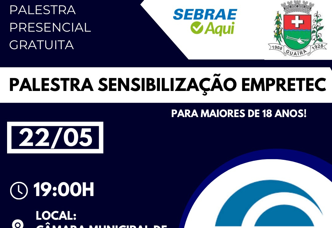 Participe da palestra gratuita sobre o EMPRETEC