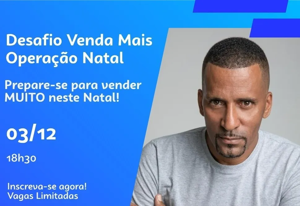 Desafio Venda Mais: workshop gratuito para alavancar vendas no Natal