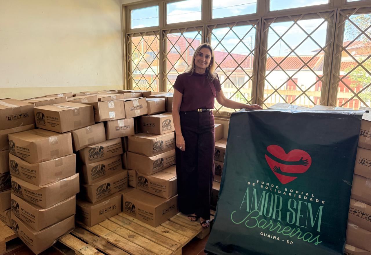 Fundo Social de Solidariedade de Guaíra recebe 180 cestas básicas do FUSSP para apoiar famílias vulneráveis