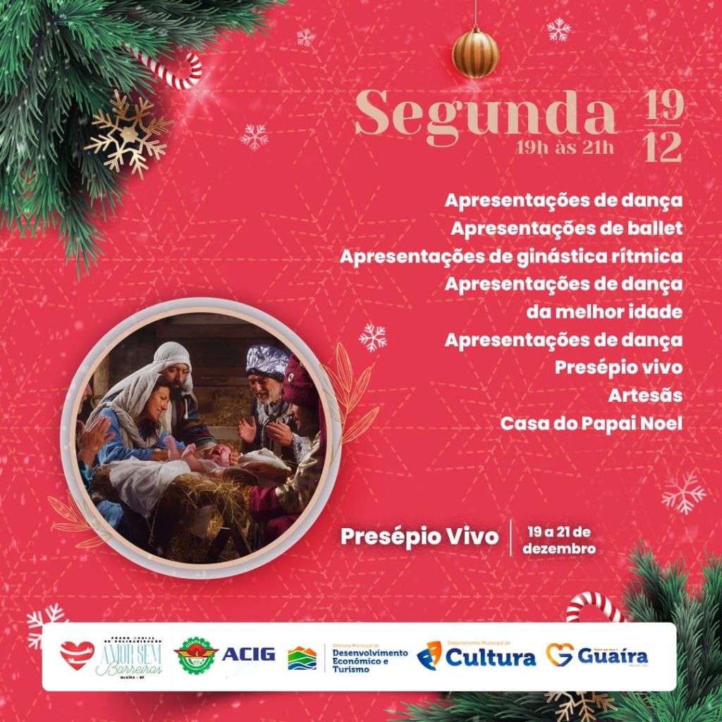 Notícia - Natal Encantado registra cerca 8 mil pessoas na praça - Município  de Guaíra